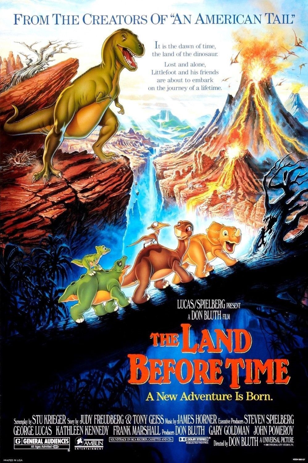 The Land Before Time Poster