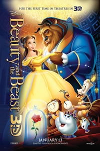 Poster for Beauty and the Beast 3D (1991)
