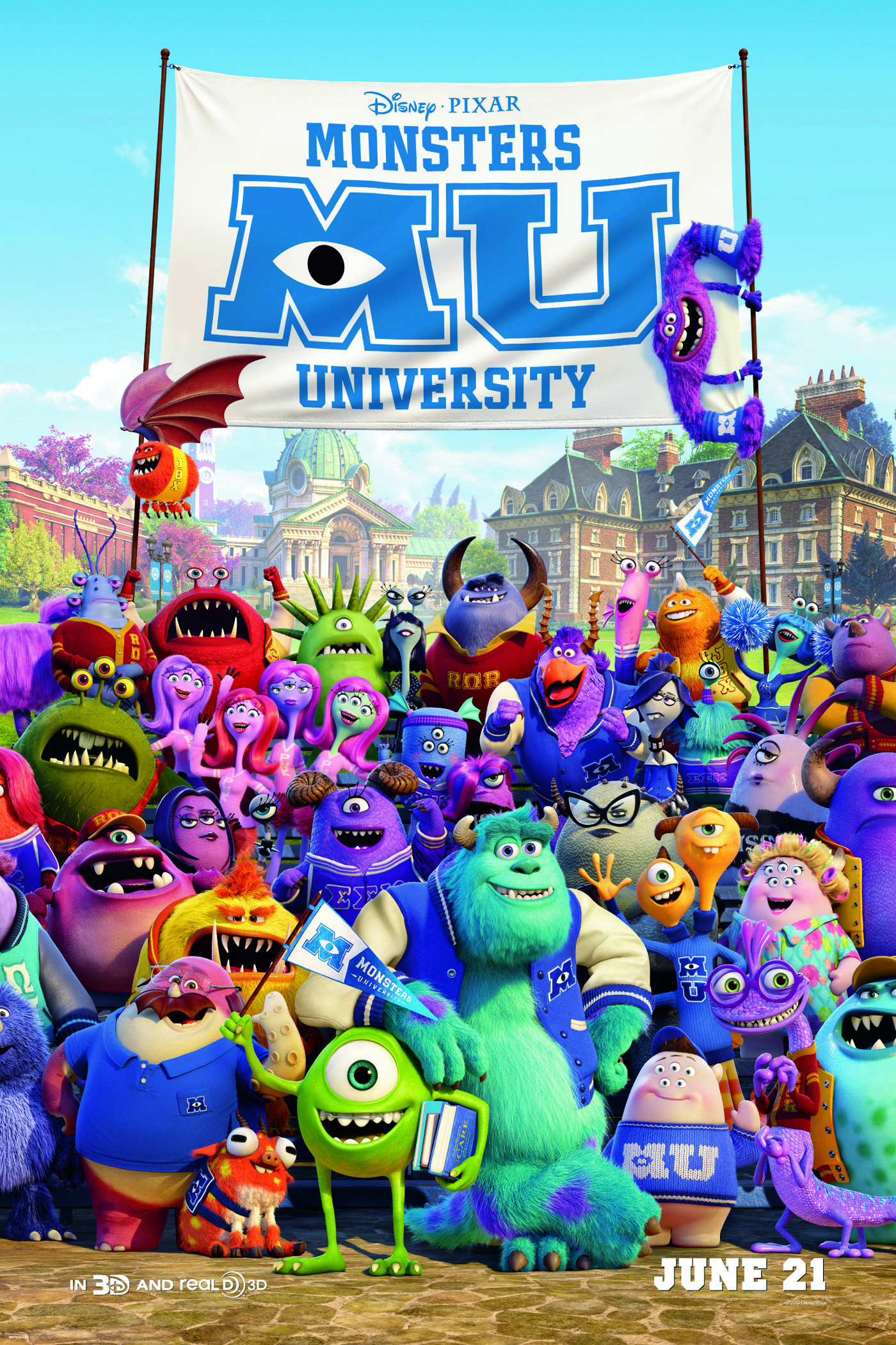 Monsters University Poster