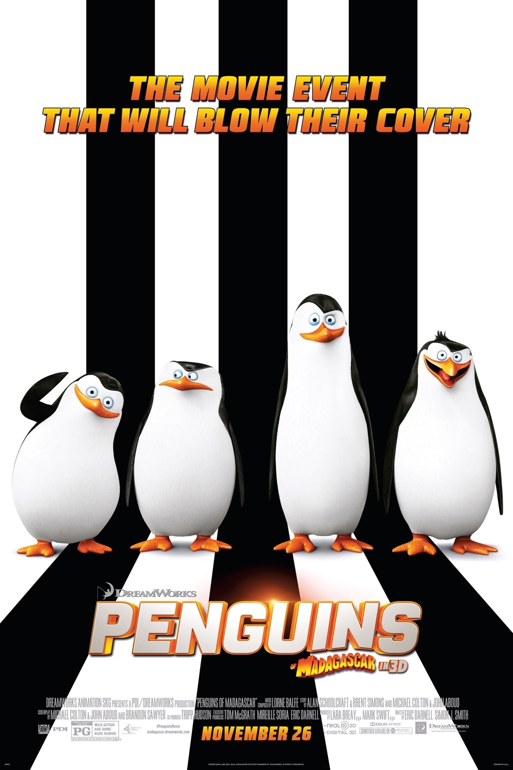 Poster of Penguins of Madagascar