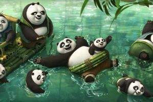 Kung Fu Panda 3 cast photo