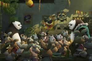 Kung Fu Panda 3 cast photo