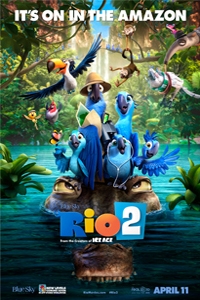 Rio 2 in 3D Poster