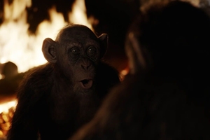 War for the Planet of the Apes cast photo
