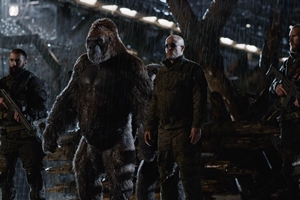 War for the Planet of the Apes cast photo