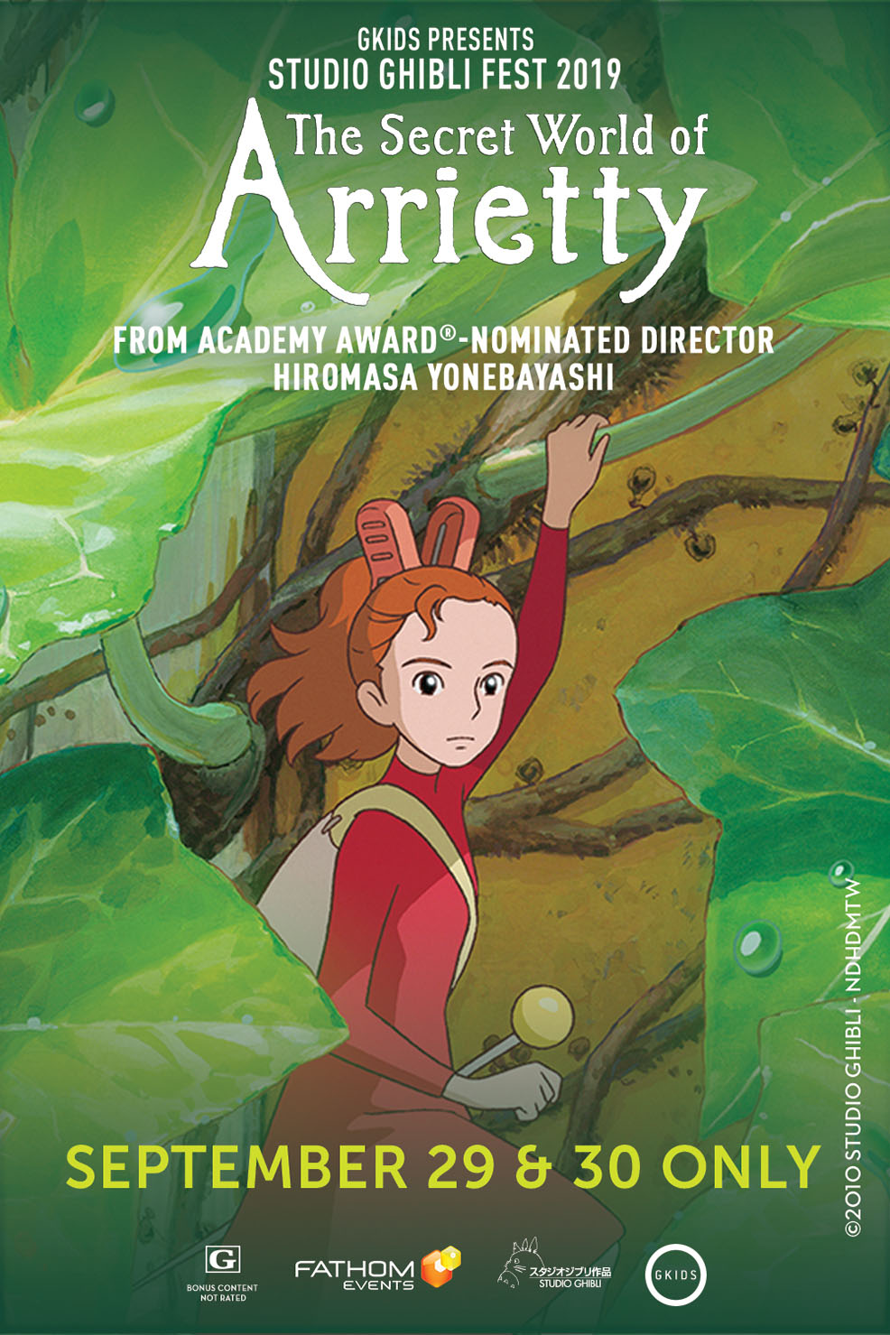 The Secret World of Arrietty - Studio Ghibli Fest