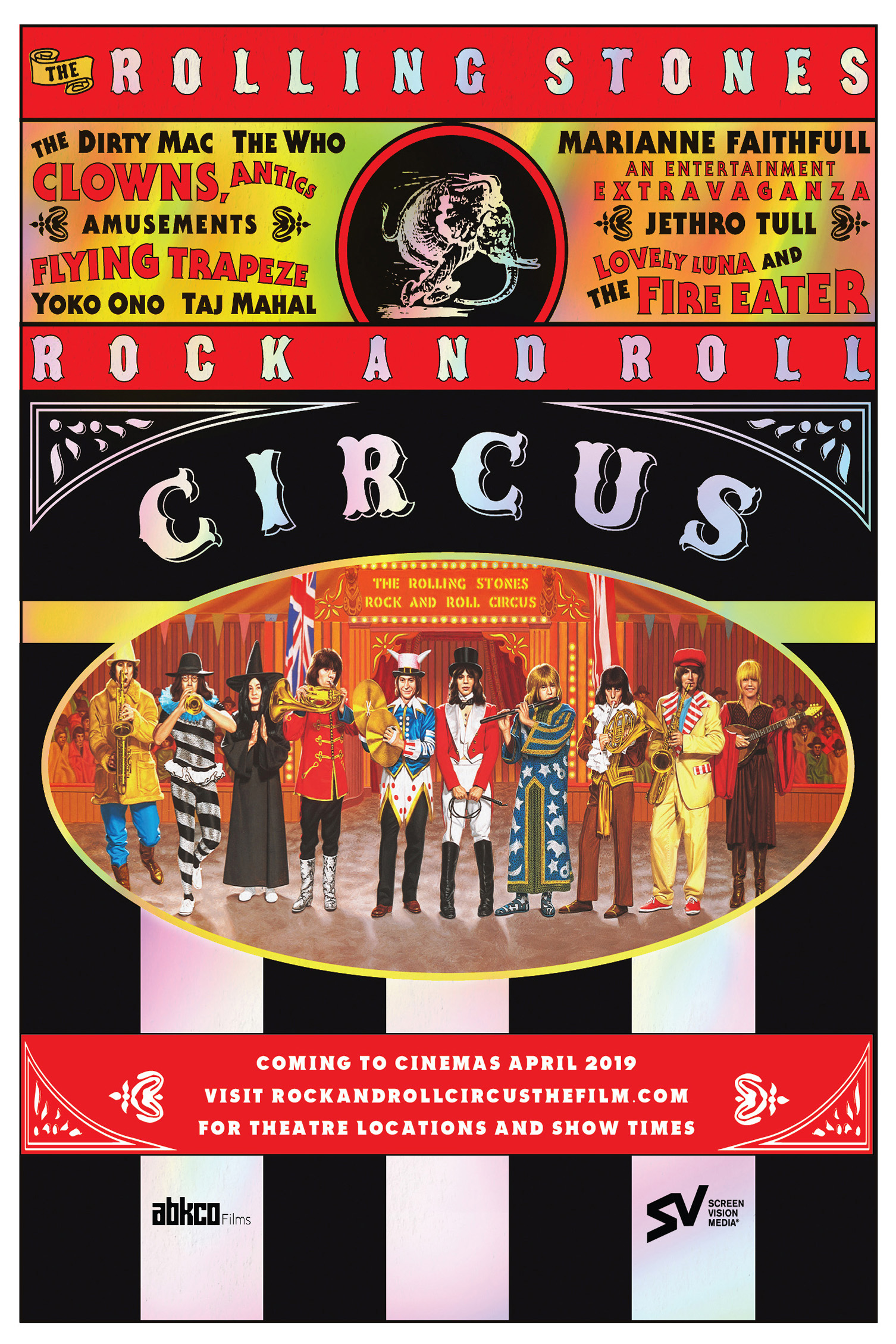 The Rolling Stones Rock and Roll Circus The Rolling Stones Rock and Roll Circus Poster