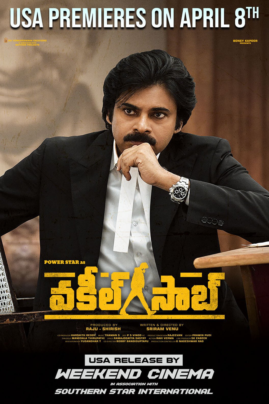 Vakeel Saab Poster
