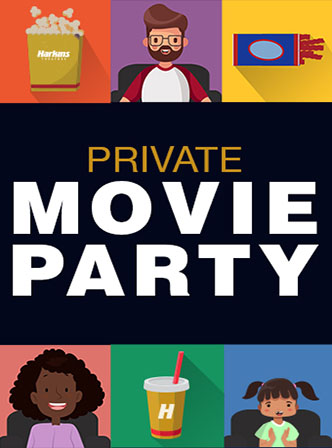 Private Movie Party Poster