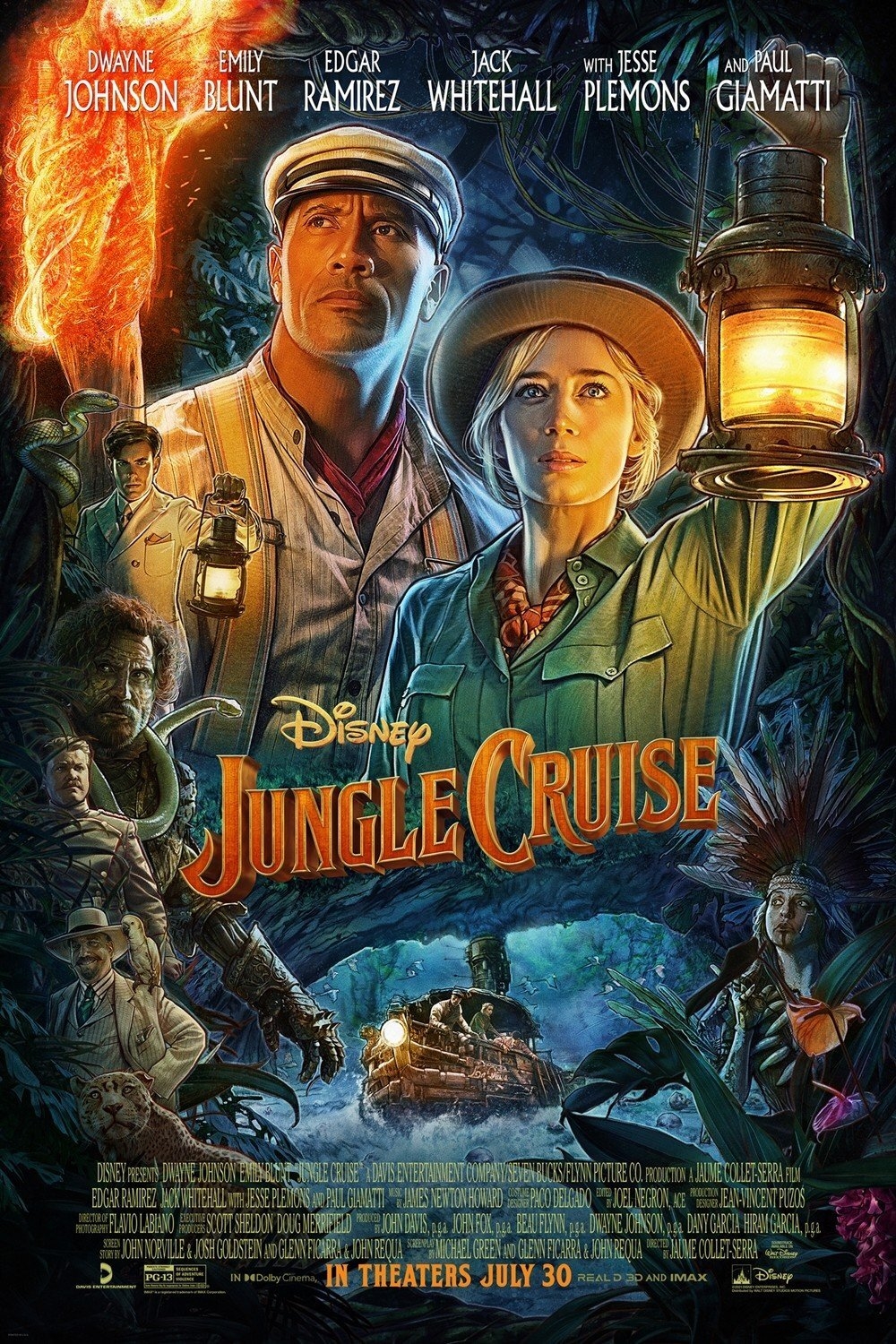 Jungle Cruise 3D Poster