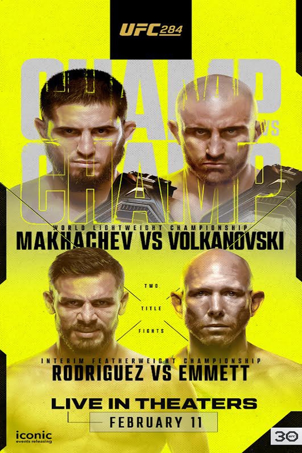 UFC 284: Makhachev vs Volkanovski