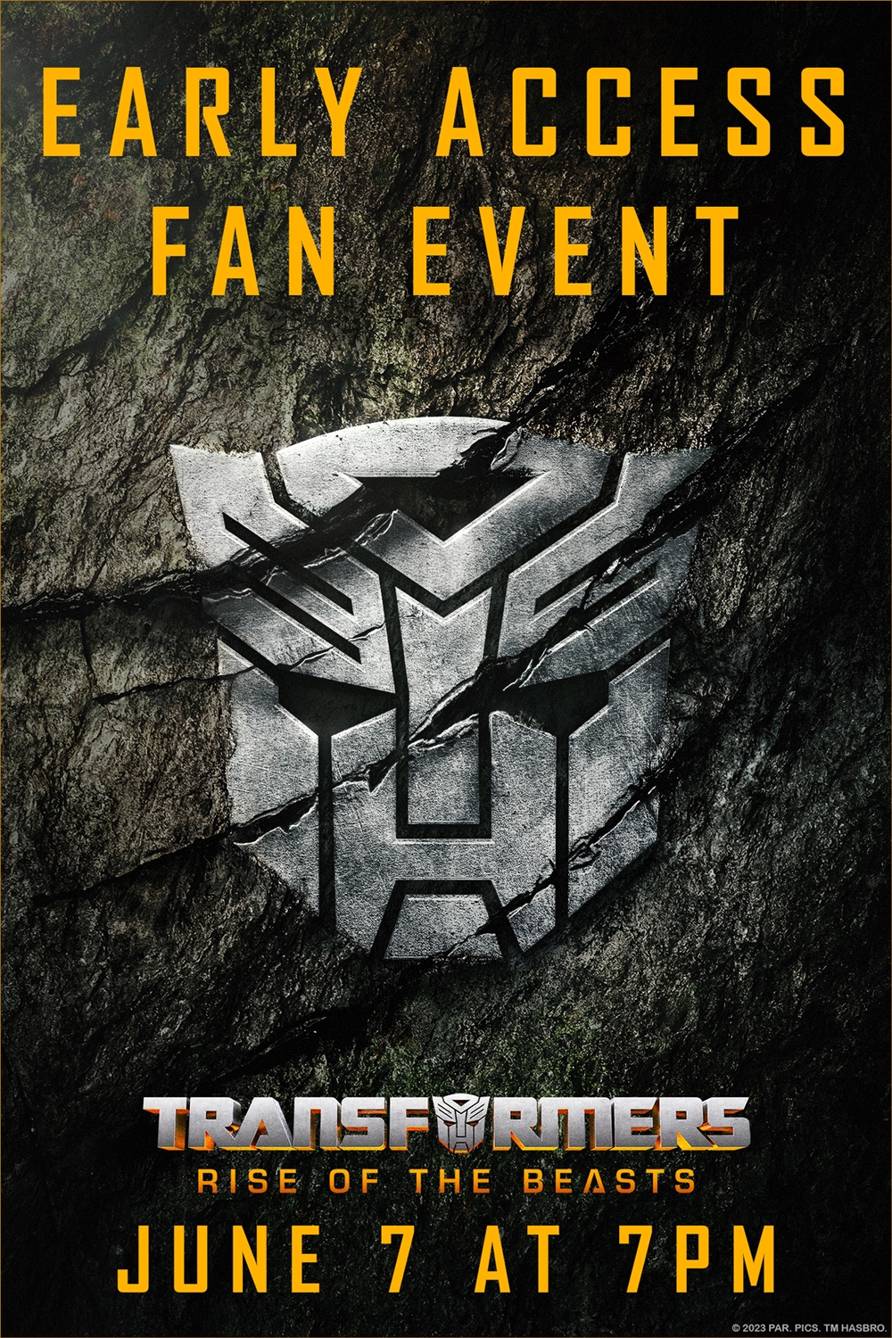 Transformers: Rise of the Beasts Early Access Transformers: Rise of the Beasts Early Access Poster