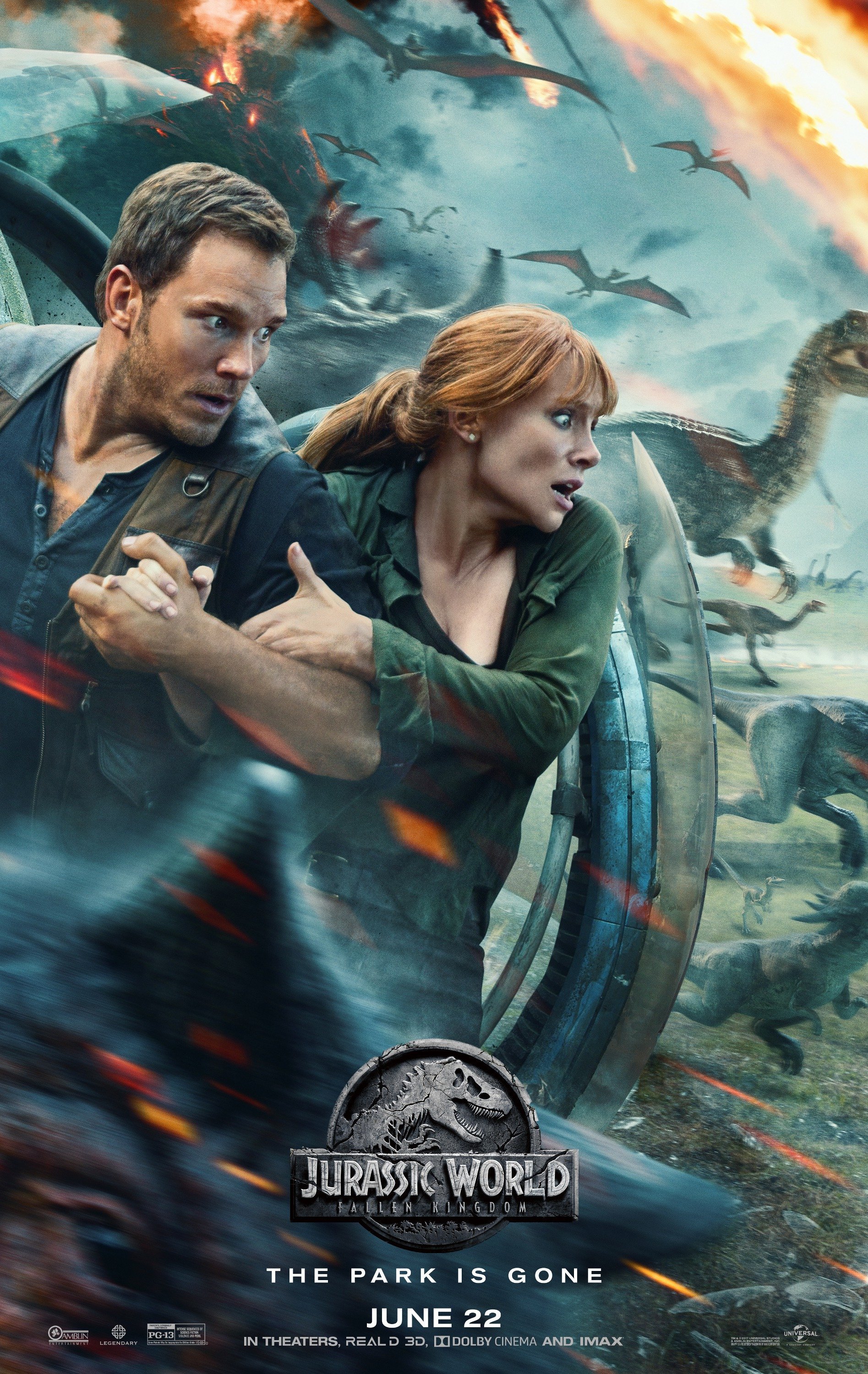 Poster of Jurassic World: Fallen Kingdom 3D