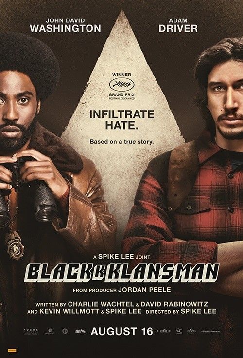 Poster of BlacKkKlansman