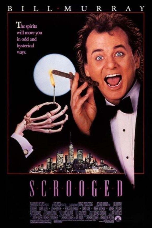 Scrooged-Holiday Classic Poster