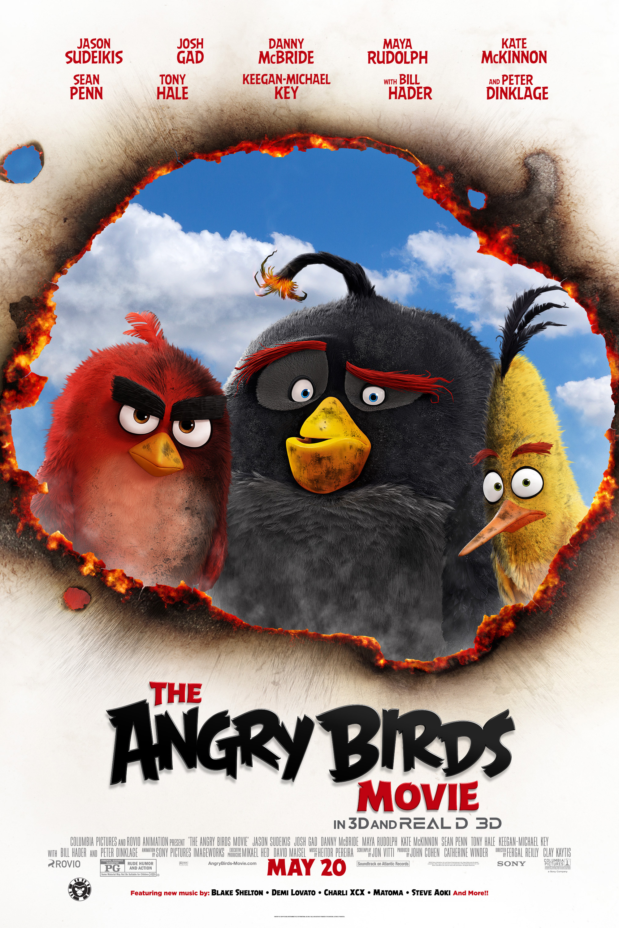 Poster of The Angry Birds Movie (2016)