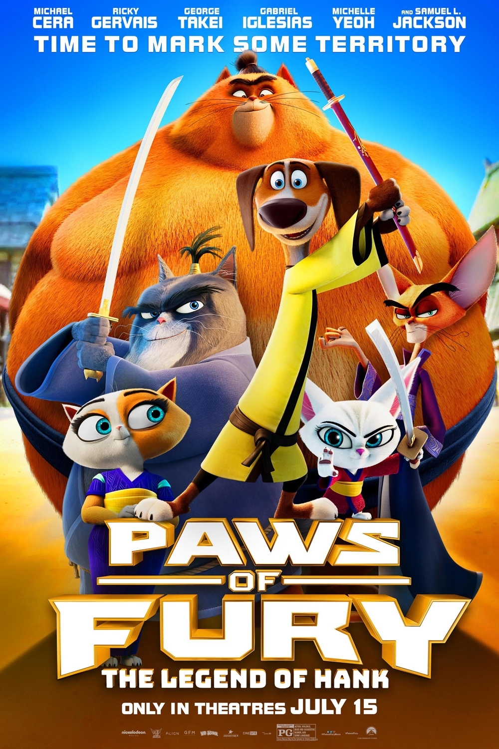 Poster for Paws of Fury: The Legend of Hank