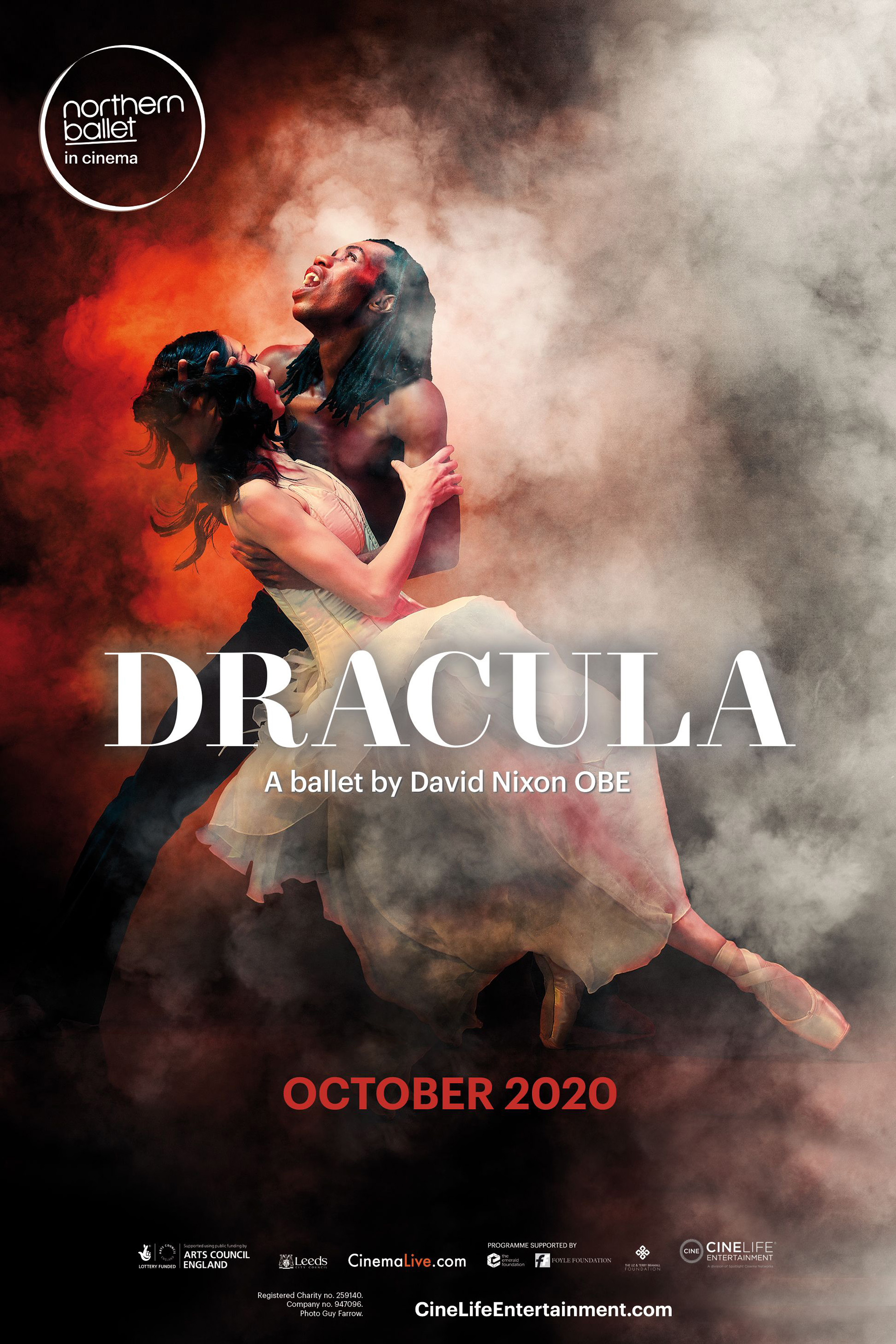 Northern Ballet Dracula Tickets & Showtimes Showcase Cinema de Lux