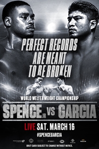 Poster of Errol Spence Jr. vs. Mikey Garcia