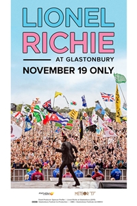 Poster of Lionel Richie at Glastonbury