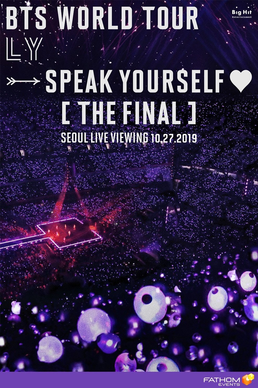 BTS Love Yourself: Speak Yourself Movie Times | Showbiz Waxahachie