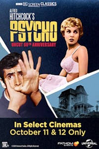Poster of Psycho (1960) 60th Anniversary presented by TCM
