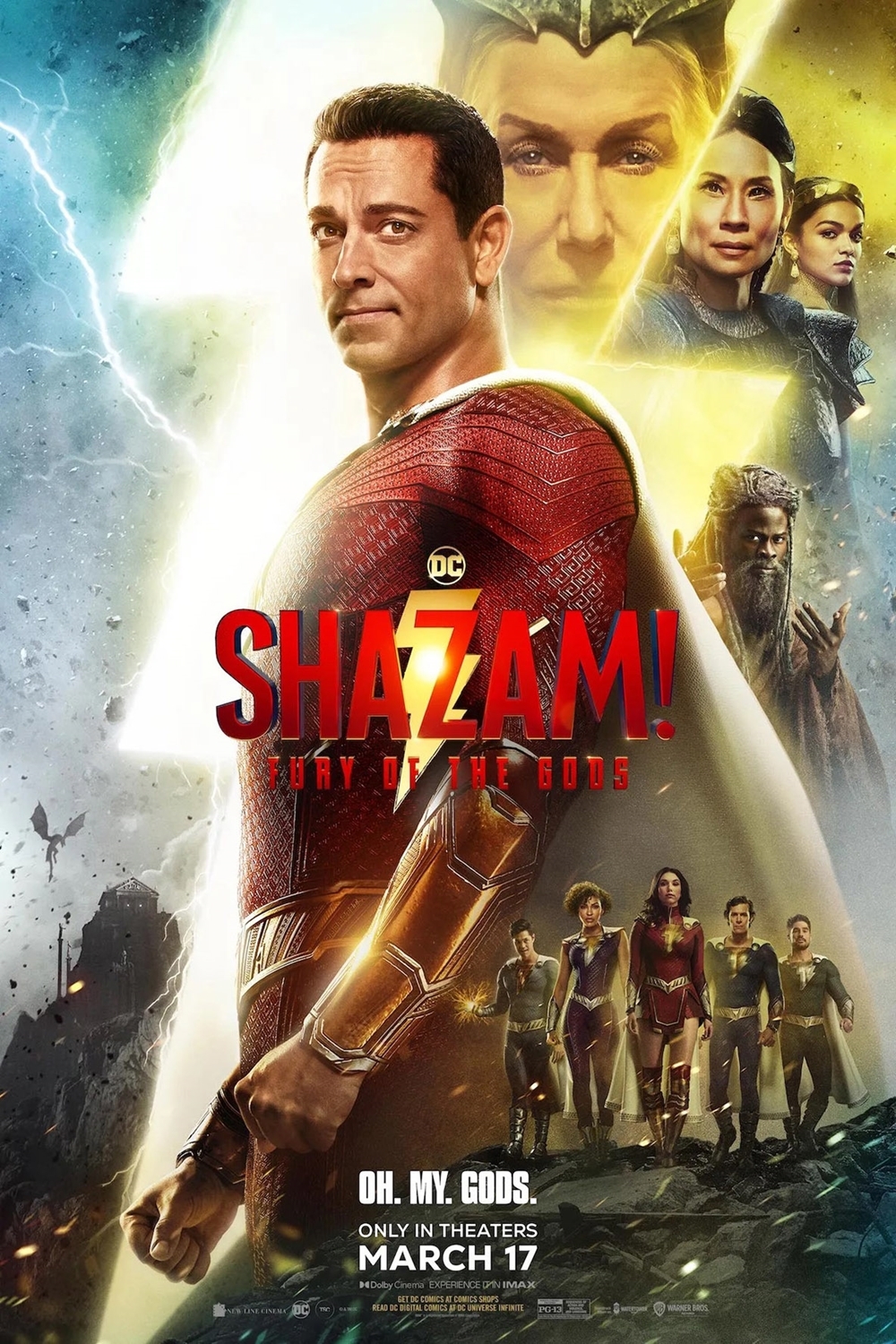 Poster for Shazam! Fury of the Gods                                                   