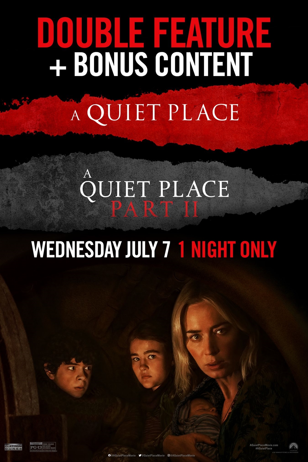 Still of A Quiet Place Double Feature