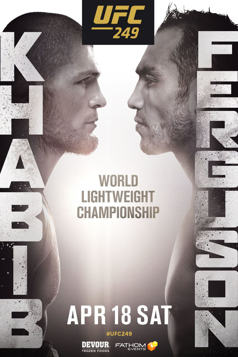 UFC 249 Khabib Nurmagomedov vs Tony Ferguson PHOTO Print POSTER Fight MMA 2020