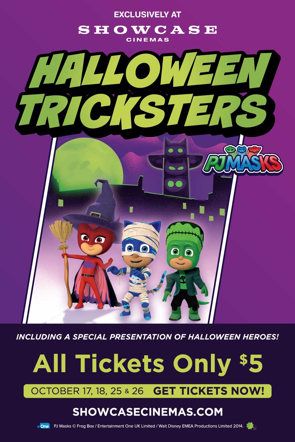 PJ Masks: Halloween Tricksters Poster