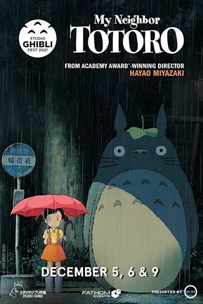 Poster of My Neighbor Totoro - Studio Ghibli Fest 2021