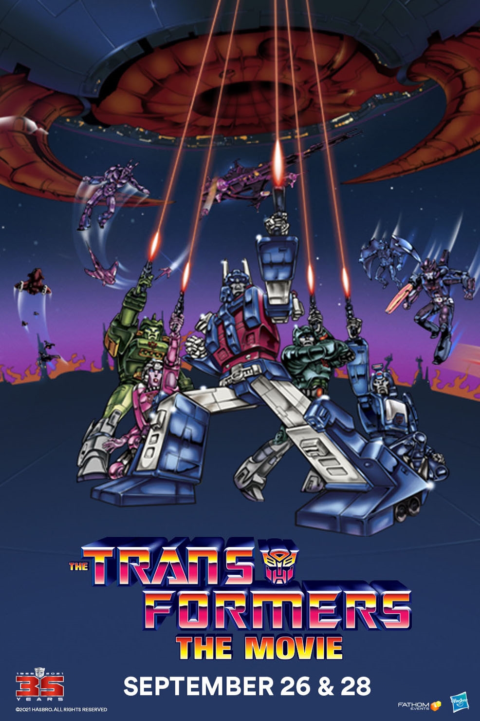 The Transformers The Movie 35th Anniversary Tickets & Showtimes