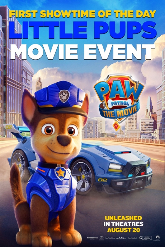 PAW PATROL: THE MOVIE - LITTLE PUPS MOVIE EVENT Poster