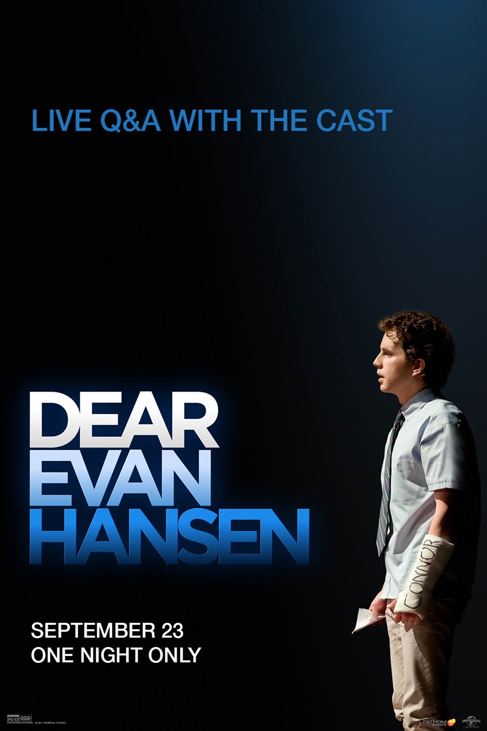 DEAR EVAN HANSEN w/Live Q&A With Cast Poster