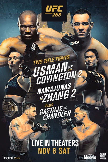 UFC 268 Usman vs. Covington Poster