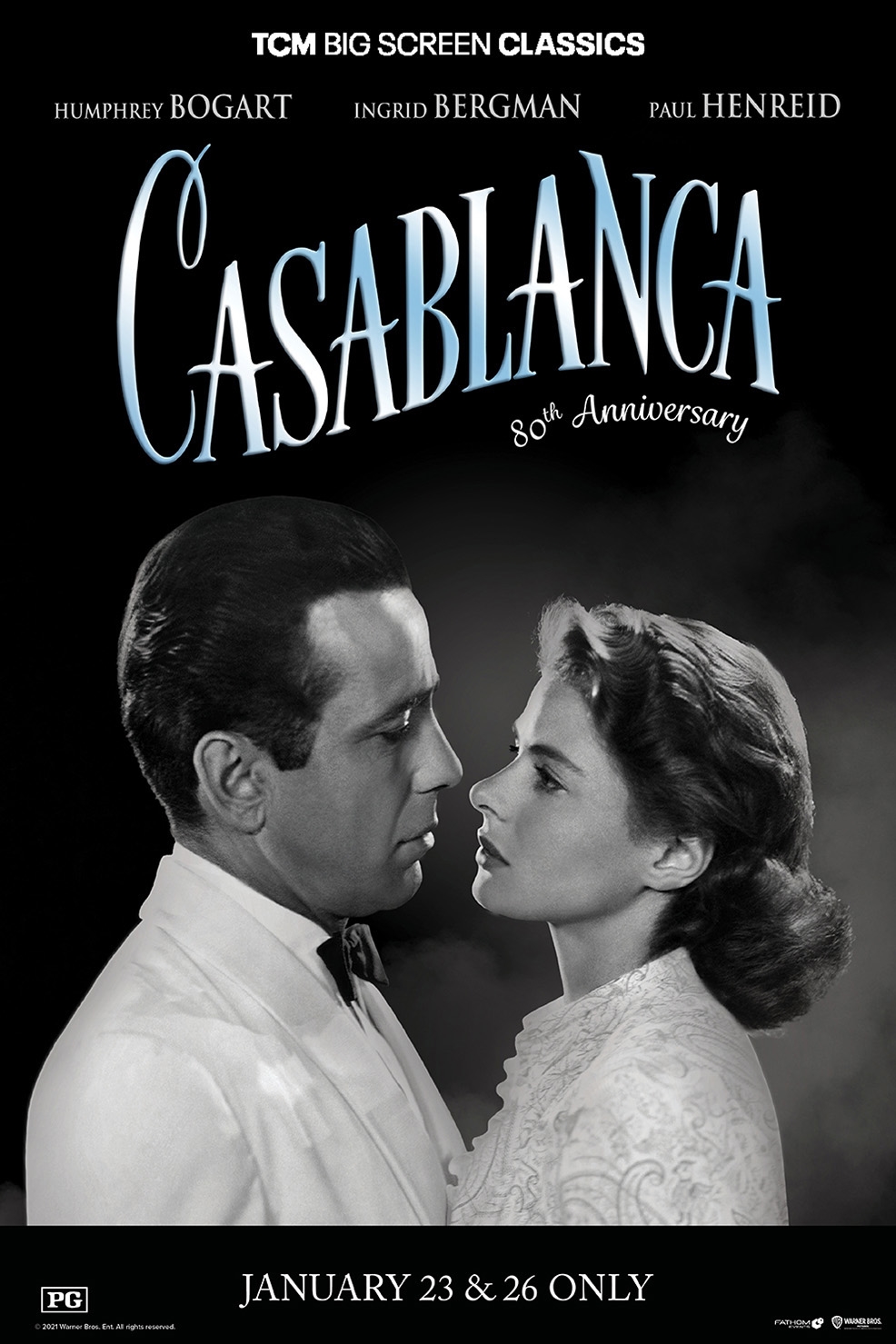 Poster of Casablanca 80th Anniversary presented by TCM