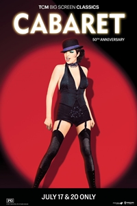 Poster of Cabaret 50th Anniversary presented by...