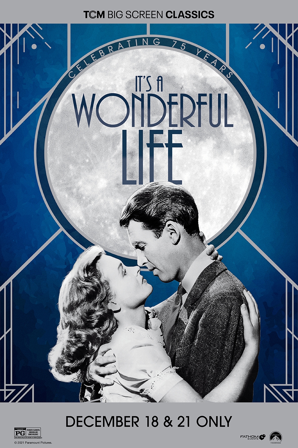 Poster of It's a Wonderful Life 75th Anniversary presented b