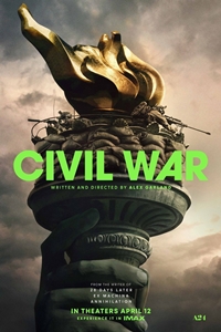 Movie poster for civil war