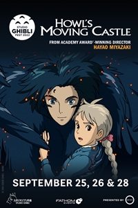 Poster for Howl's Moving Castle - Studio Ghibli Fest 2022