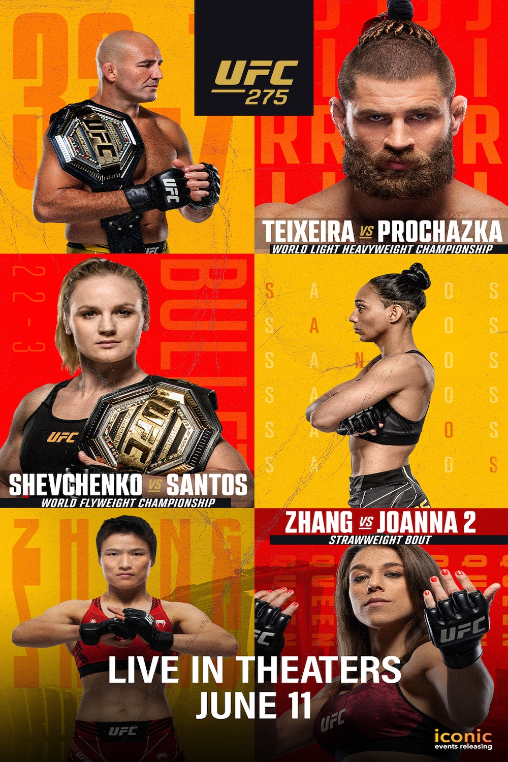 UFC 275: Teixeira vs. Prochazka Poster