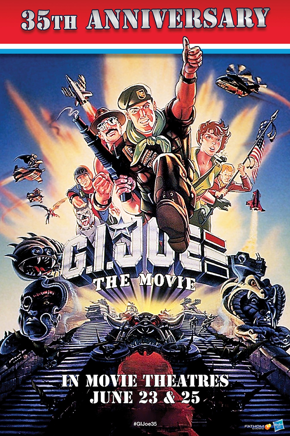 Poster of G.I. Joe: The Movie 35th Anniversary