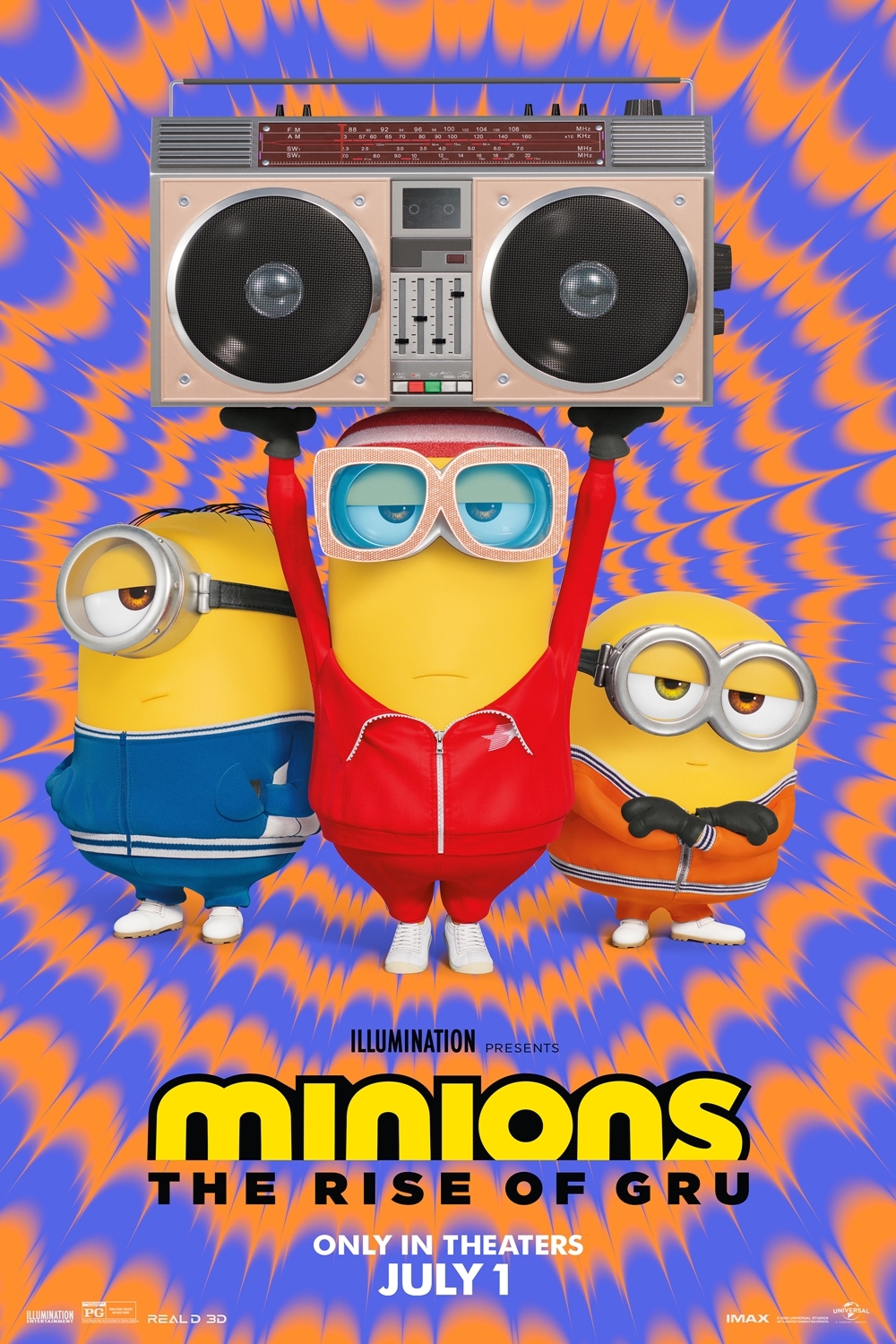 Poster of Minions: The Rise of Gru 3D