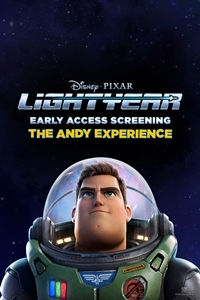 Poster for Lightyear Early Access Screening: The Andy Experience in IMAX