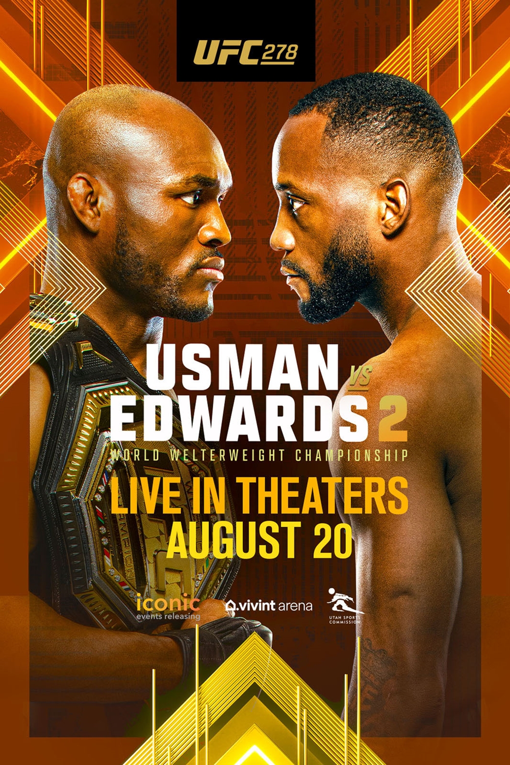UFC 278: Usman vs. Edwards 2 Poster