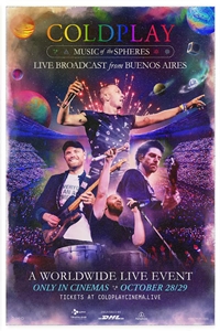 Poster for Coldplay Music Of The Spheres Live Broadcast From Buenos Aires