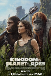 Movie poster for Kingdom of the Planet of the Apes