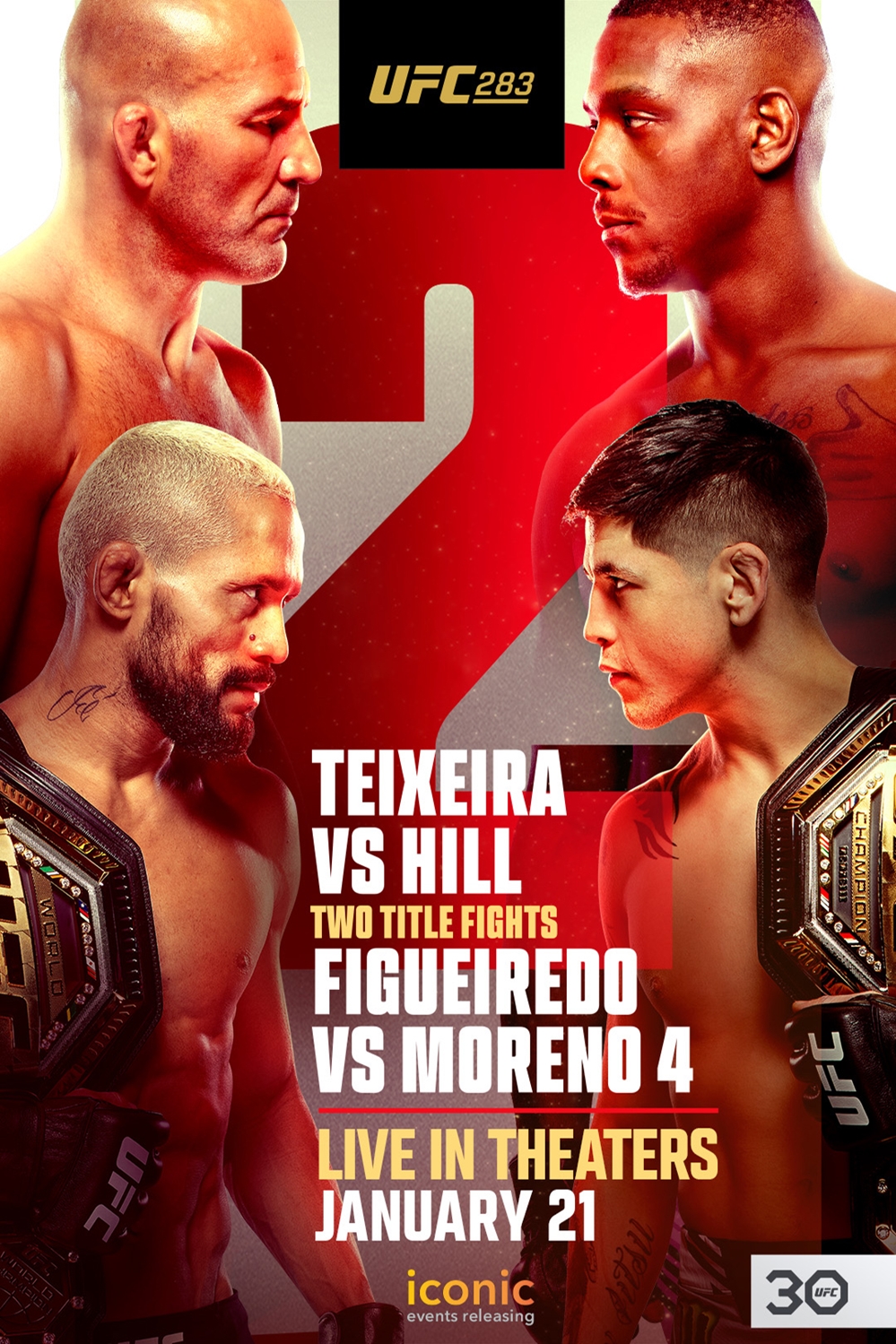 UFC 283 Texeira vs Hill Movie Times Showbiz