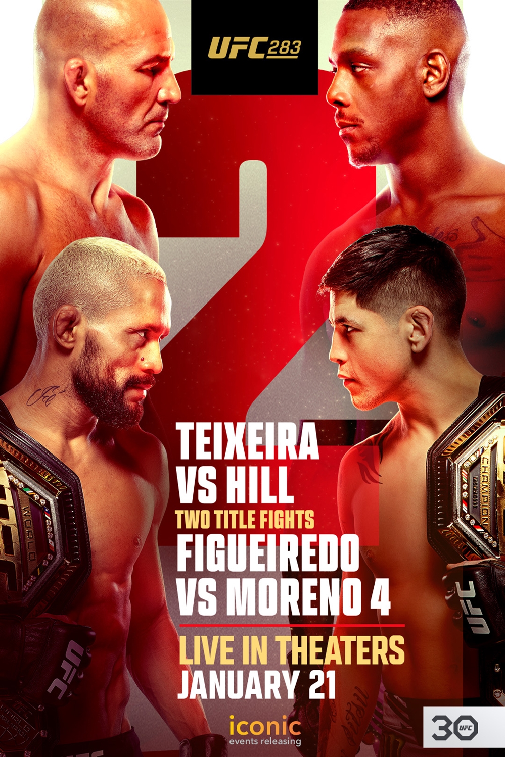 UFC 283 Texeira vs Hill Movie Times Liberty Lakes