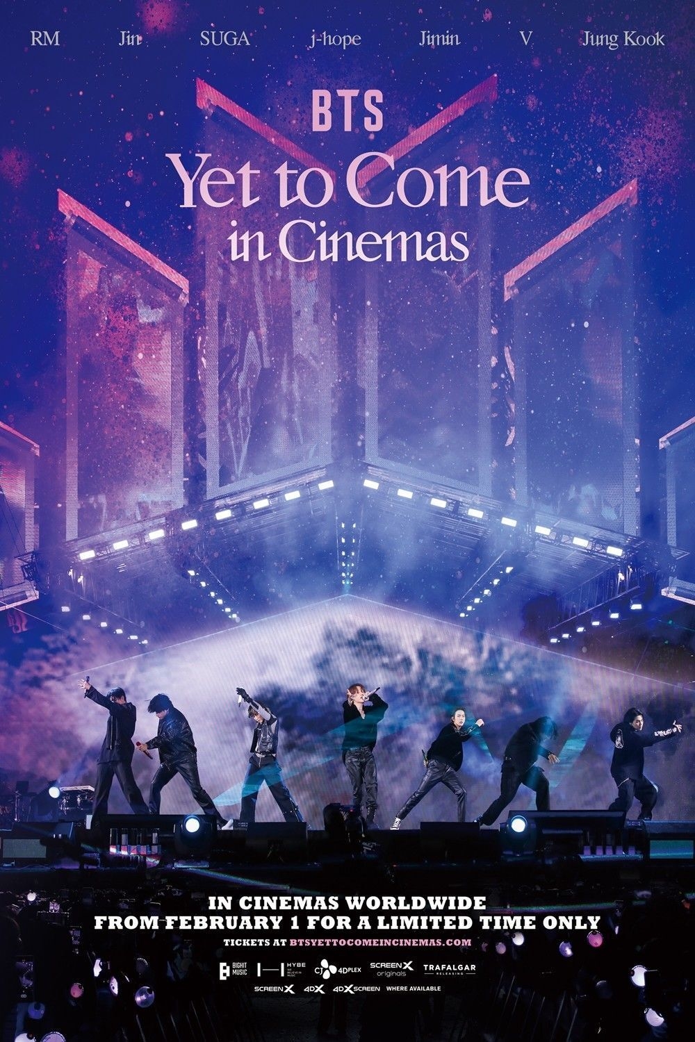 BTS Yet To Come In Cinemas Movie Times Showbiz
